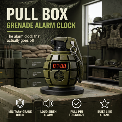 Pullbox - Grenade alarm clock