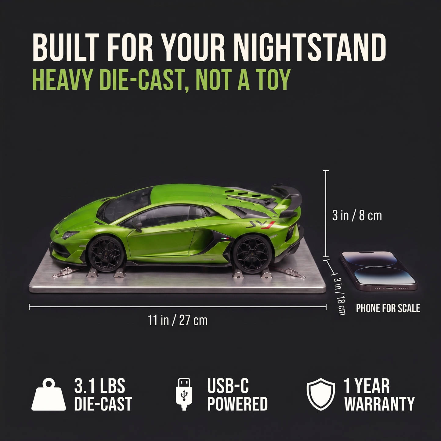 Pullbox - SuperCars alarm clock